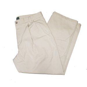 Men's Dockers Recode Pleaded Beige Pants Size 35